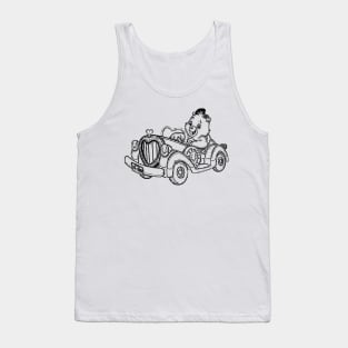 care bear rides in the car Tank Top